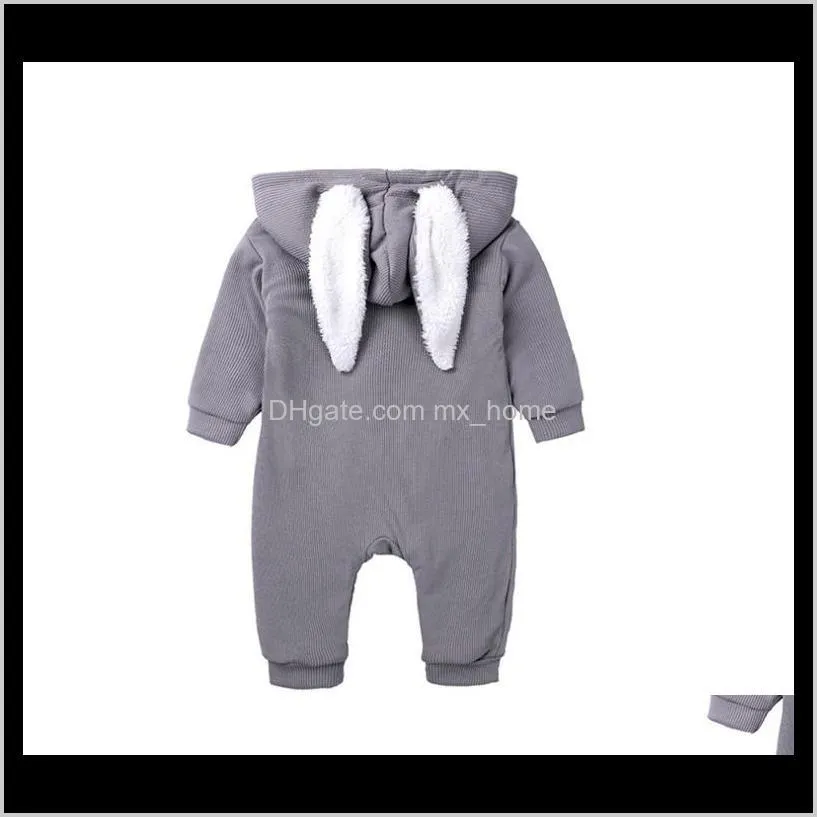 new arrival baby warm rompers autumn winter infant long sleeve jumpsuits toddler cotton zipper onesies newborn thicken warm romper