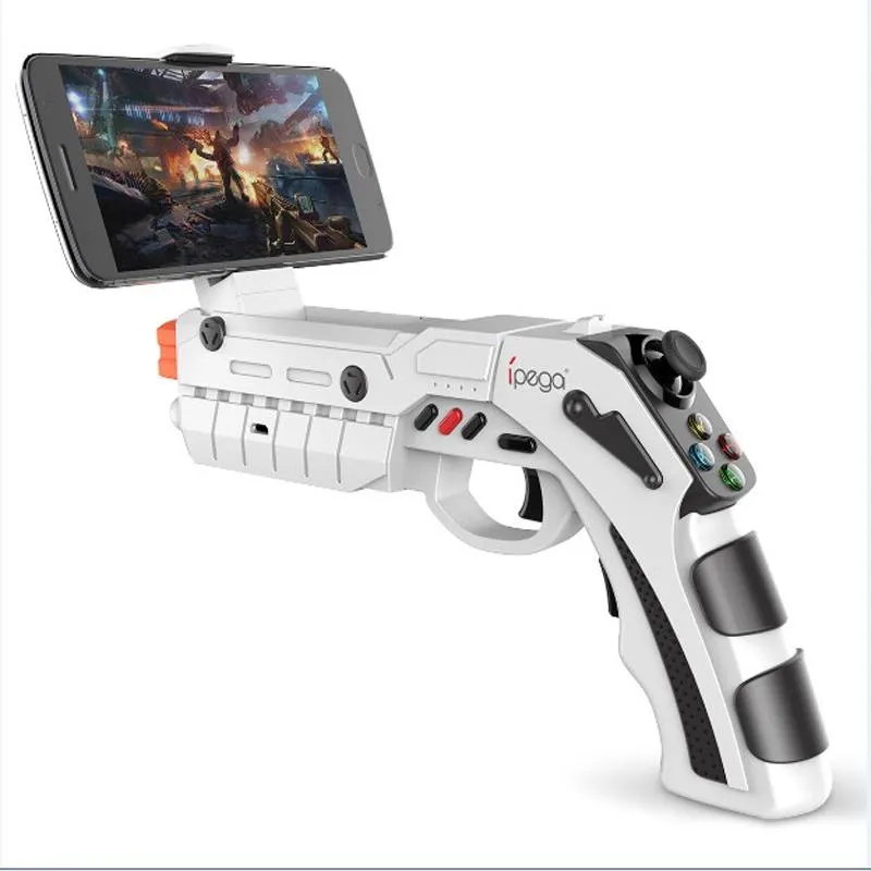 Game Controllers Joysticks Ipega 9082 PG-9082 Bluetooth Gamepad Shooting AR Gun Joystick voor Smart Phone Mobile Controller Android Android