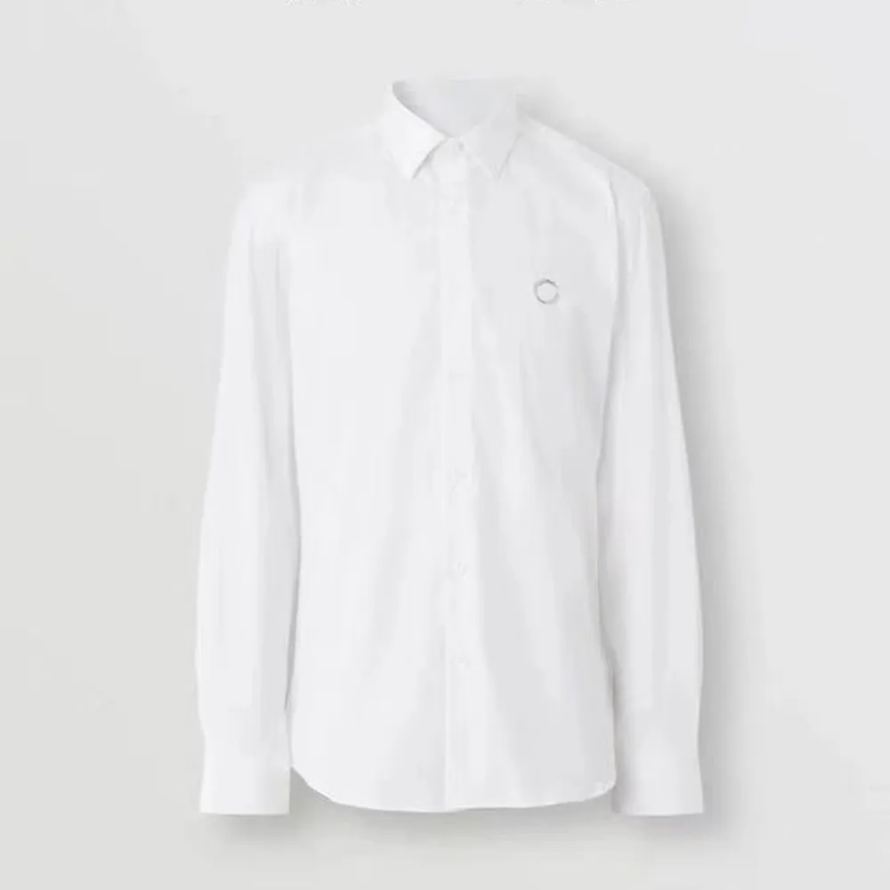 Heren Designer Shirts Merk Kleding Mannen Lange Mouw Overhemd Hip Hop Stijl Hoge Kwaliteit Katoenen Tops 1041