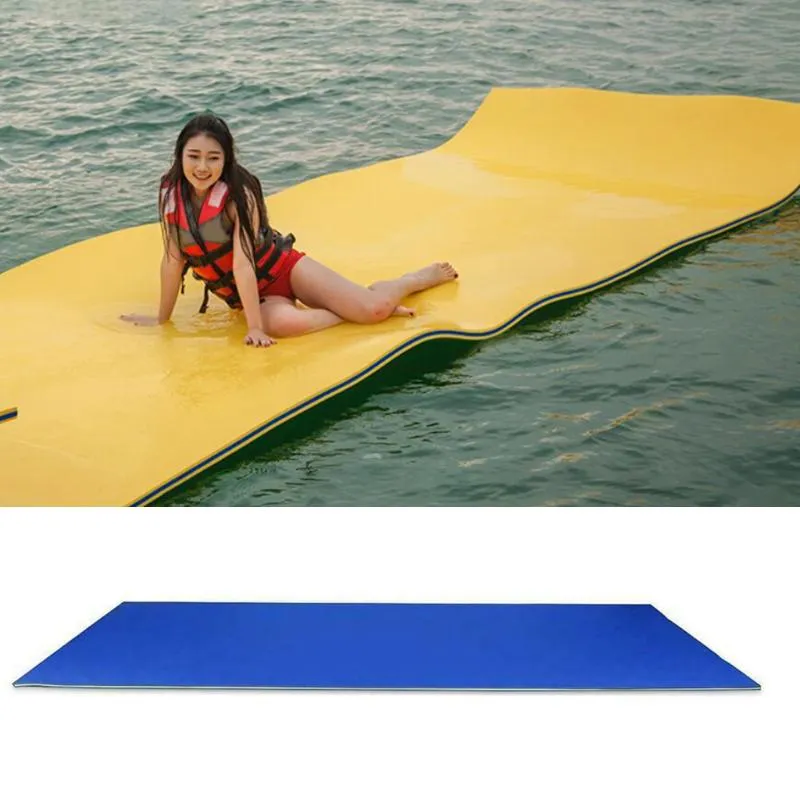 Tapis flottant pour piscine de plage, coussin en mousse flottant pour l'eau, matelas de rivière, lac, lit, jeu d'été, jouet, accessoires 277l296r