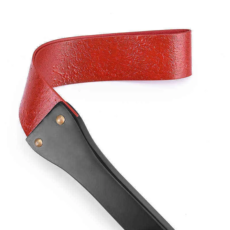 NXY juguetes para adultos Flogger Bdsm látigo de cuero mango de madera fetiche Lash para juguetes sexuales para mujer juegos Nalgadas Bonda_voghion.com