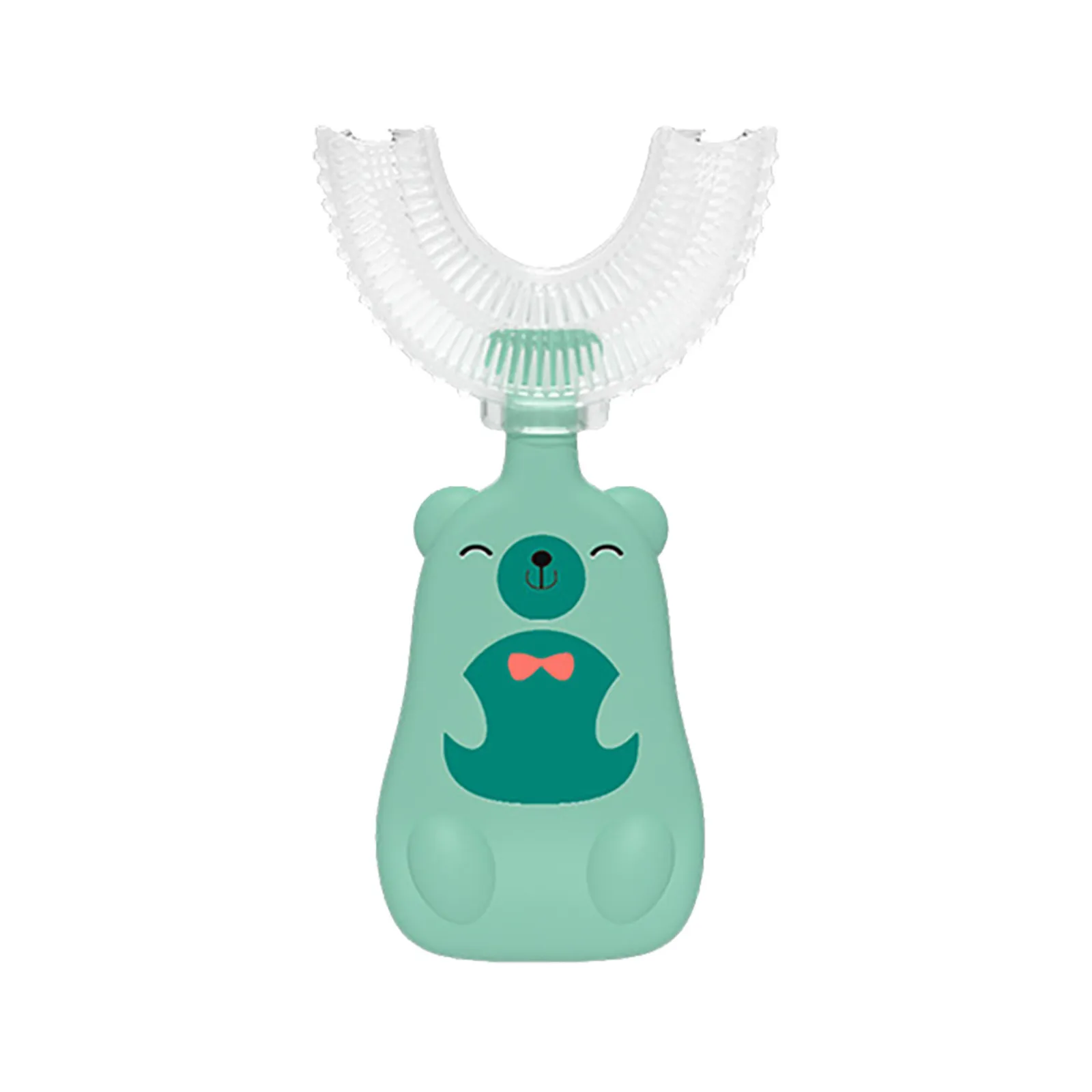 Baby Silicone Toothbrush Children 360 Degree U-shaped Teethers Cleansing Brush Kids Teeth Oral Care