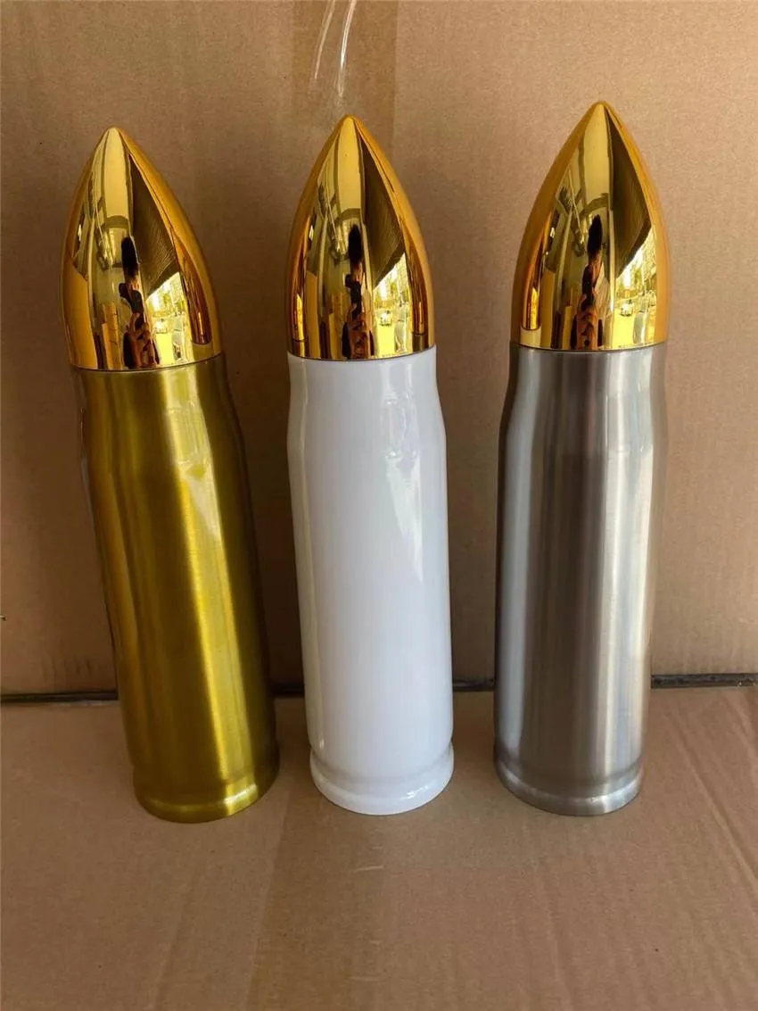Case of 25pcs 17oz 32 oz bullet tumbler blanks bullet shaped thermos