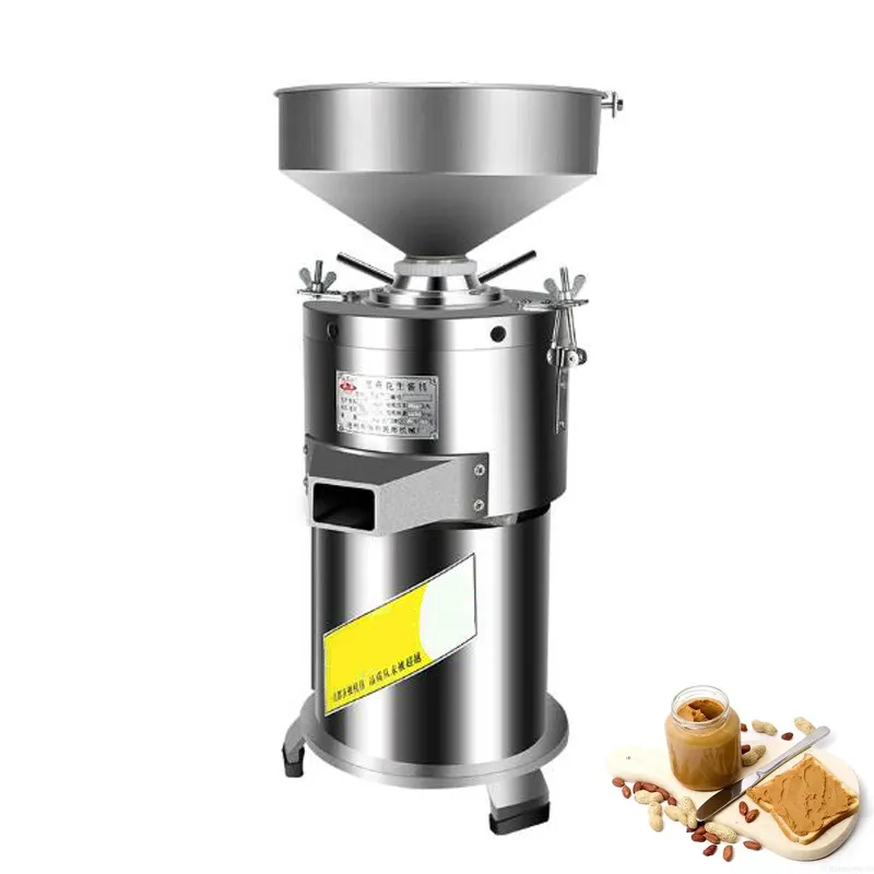 Molho comercial de aço inoxidável molho de sésamo Máquina de moagem de amendoim elétrico equipamentos de processamento de manteiga 220V