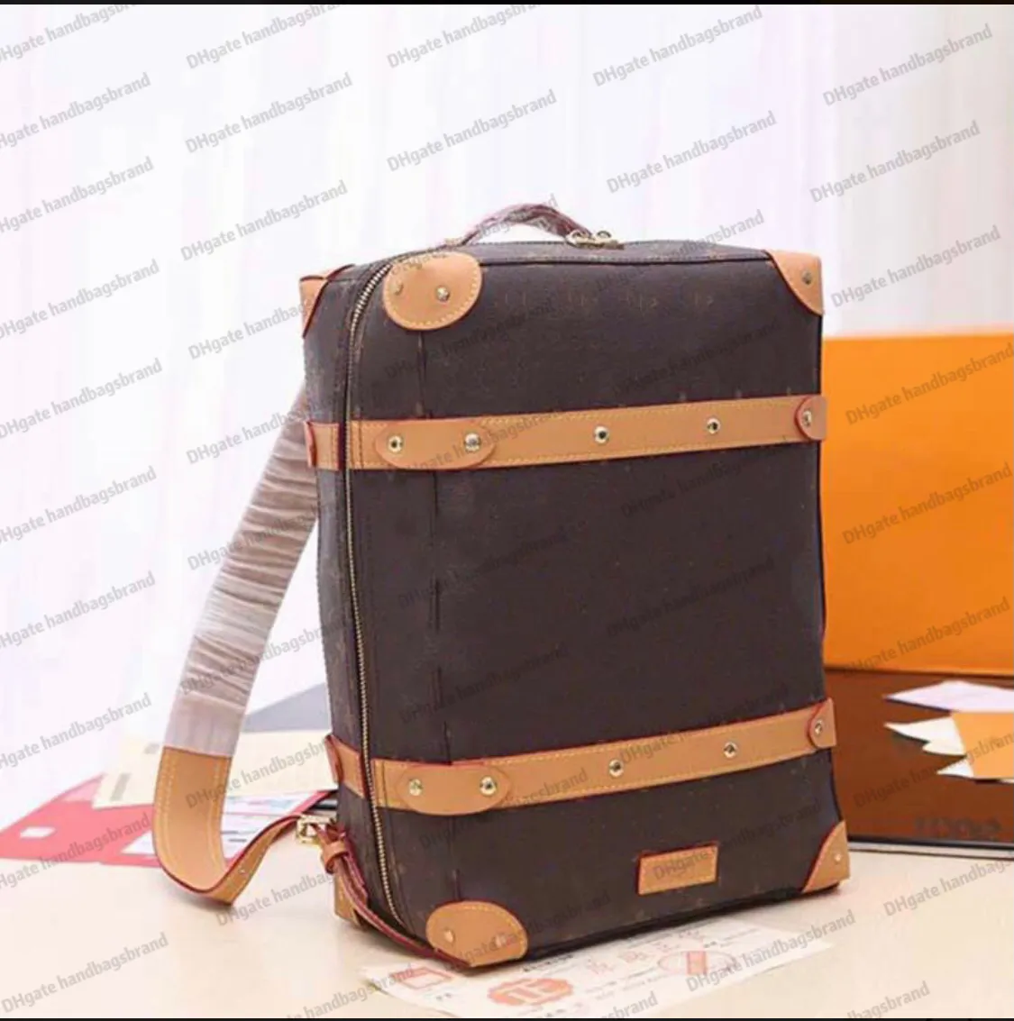 Famous Men Leather Backpack Classic Business Travel... From ...