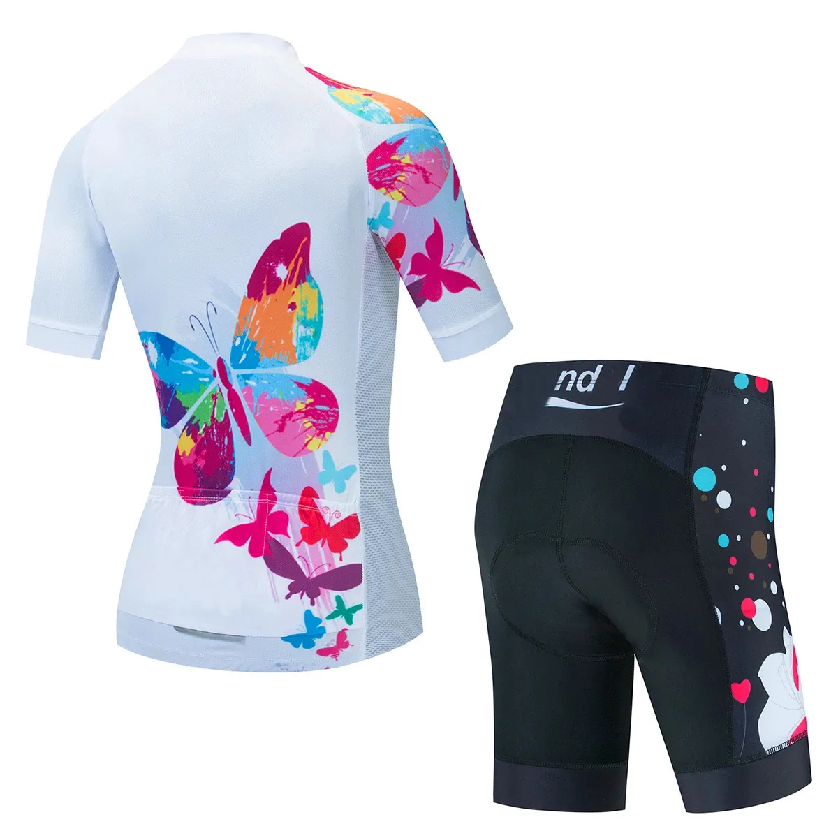 Kvinnor Kortärmad Cykling Jersey sätter kläder andningsbara Racing Cykelkläder Sportkläder