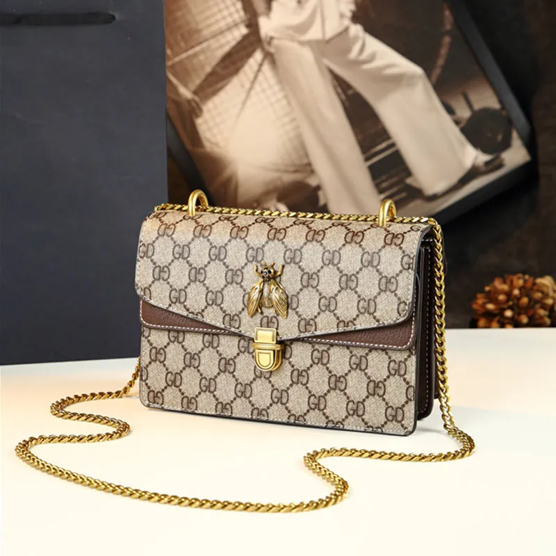 Daily Bag Women S 2023 Dionysian Cross-Body Bag Small Bag Korean Style All-Match Small Square Western Style Internet Celebrity Chain Mes