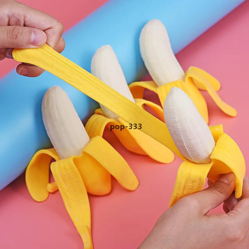 brinquedo paródia peeling banana belane joy alívio de alívio de festa de frutas casca desabafar pequena