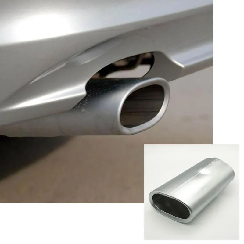 أجزاء متعددة لـ E90 E91 E92 E93 318i 318d 320i Car Homupler Muffler Tip Tail Tail Cover Auto Excalities Stainless Steel