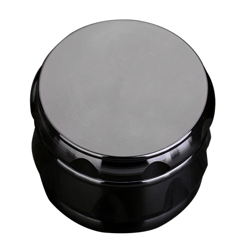 4 niveaux 63 mm Herb Grinder accessoires fumeurs entiers motif imprimé entièrement en alliage zinc cigarette tabac gringers pistolet noir imprimer en métal bong