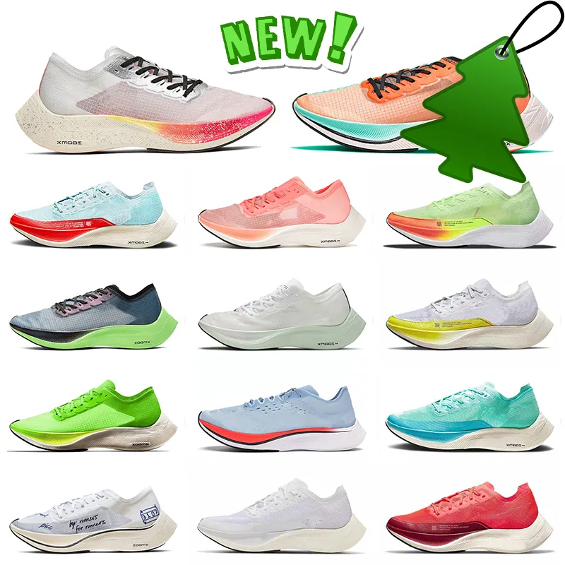 Outdoor Boots Top Fashion Zoomx Running Shoes Vaporfly Next Pink Green