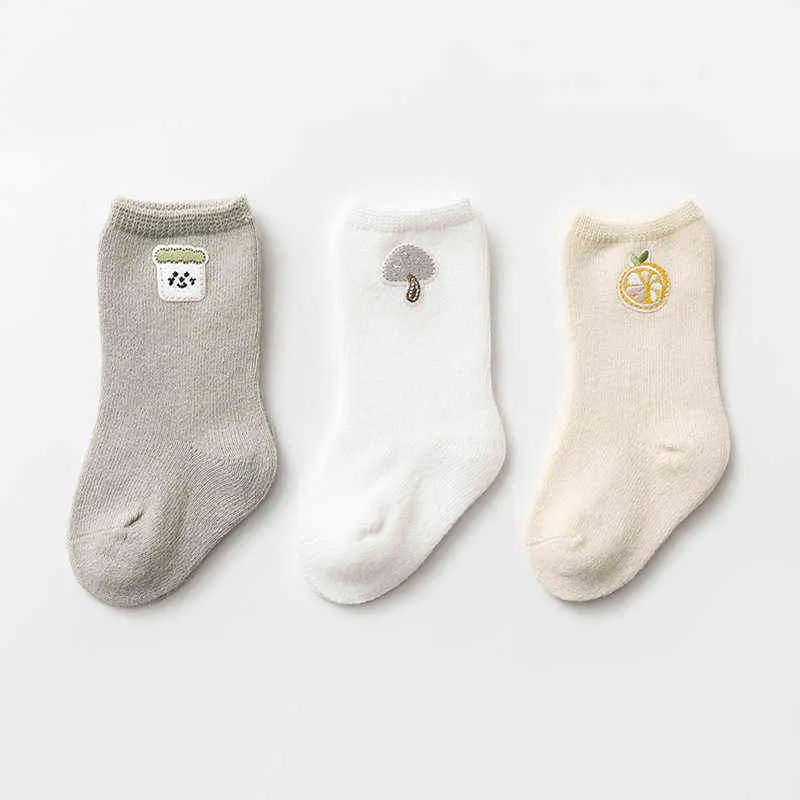 Högkvalitativ parkartong Cotton Girls Boys Socks Comfort Warm Cotton Children Girl Baby Socks Child Boy Newborn Socks J220621