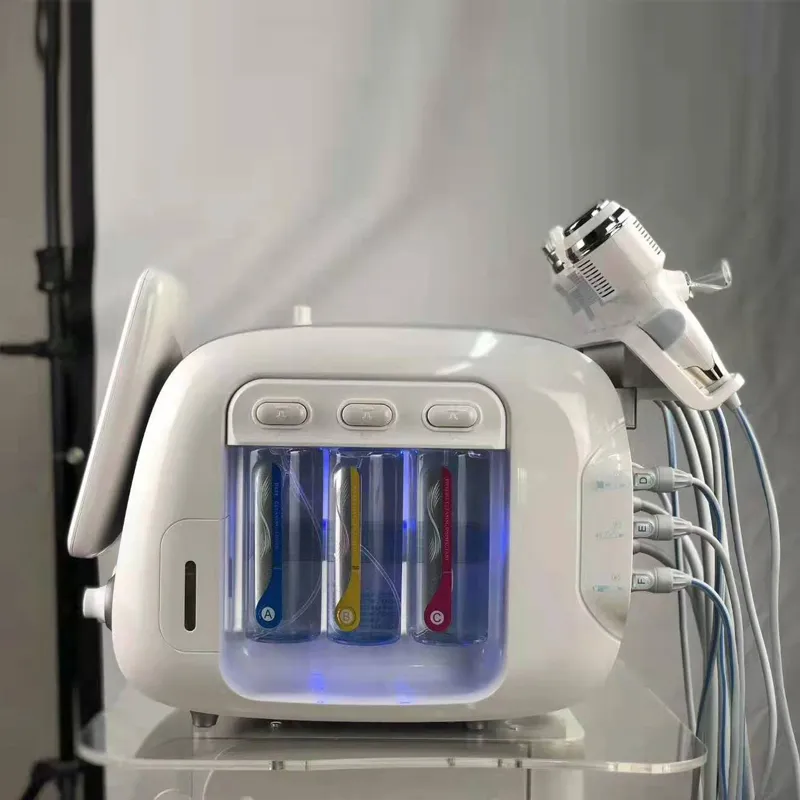 Microdermabrasion plasma aqua pour jet facial peel machine de nettoyage en profondeur/diamant microdermabrasion hydro dermabrasion bulle propre
