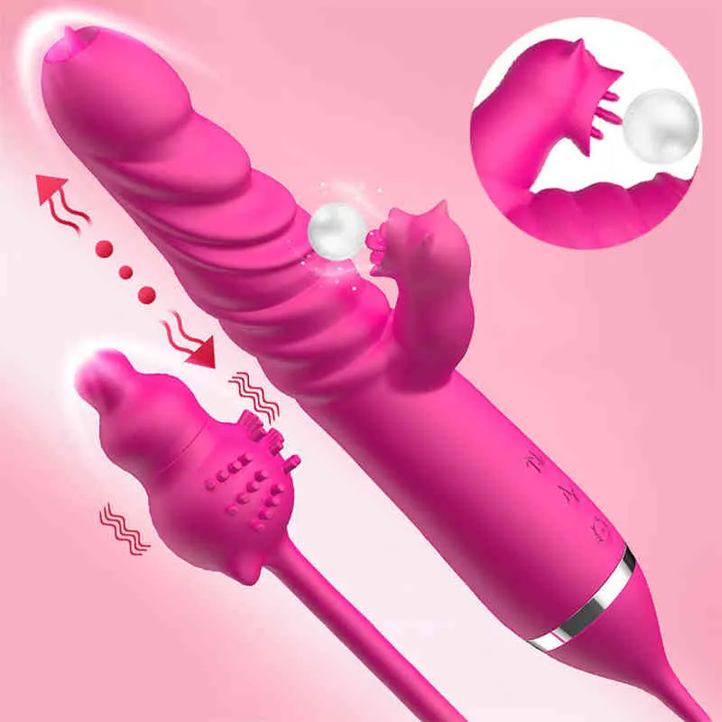 NXY Vibrators 7-Frequency Dildo Soft Female Masturbation Tool Sex Machine G-Spot Vaginal Stimulator Cunt Toy pour Couple 220427