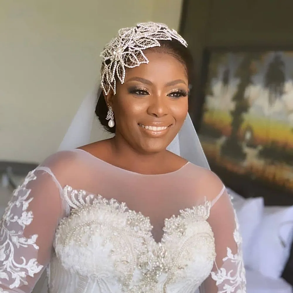 Bride hair bands discount