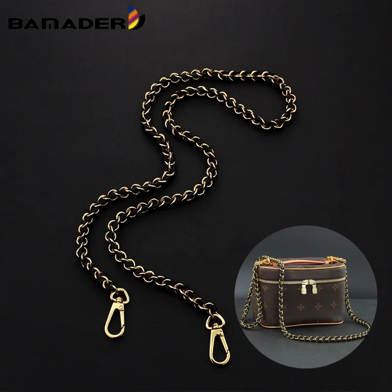 Bamader Bag Chain Strap Accessories Replacement Ny Brand Bag Belt Purse -kedjeband Väskor Strap Shoulder Bag Handle Accessories 210302