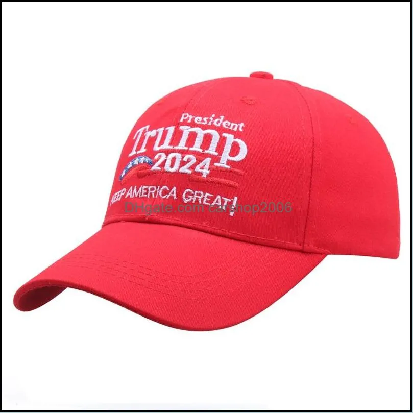 Trump 2024 Presidential US Election Baseball Cap Adjustable Make America Duck Tongue Hat Snapbacks Embroidery Headgear 6 5lya 1591 T2