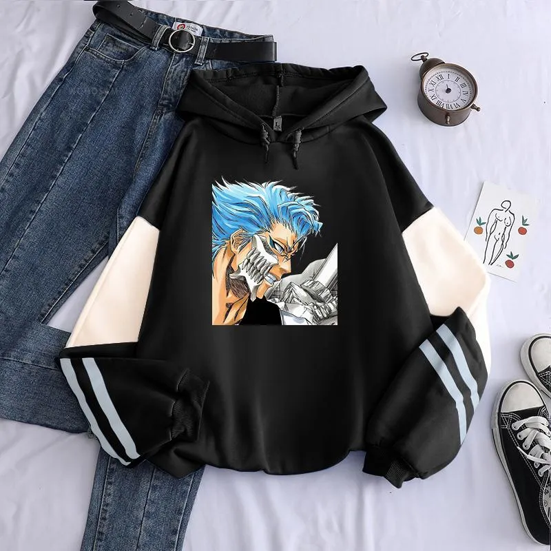 Herren Hoodies Sweatshirts Anime Bleach Grimmjow Jaegerjaquez Gothic Cartoon Gedruckt Manga Harajuku Streetwear Langarm Manner Winter Sweat Von 15 1 DHgate