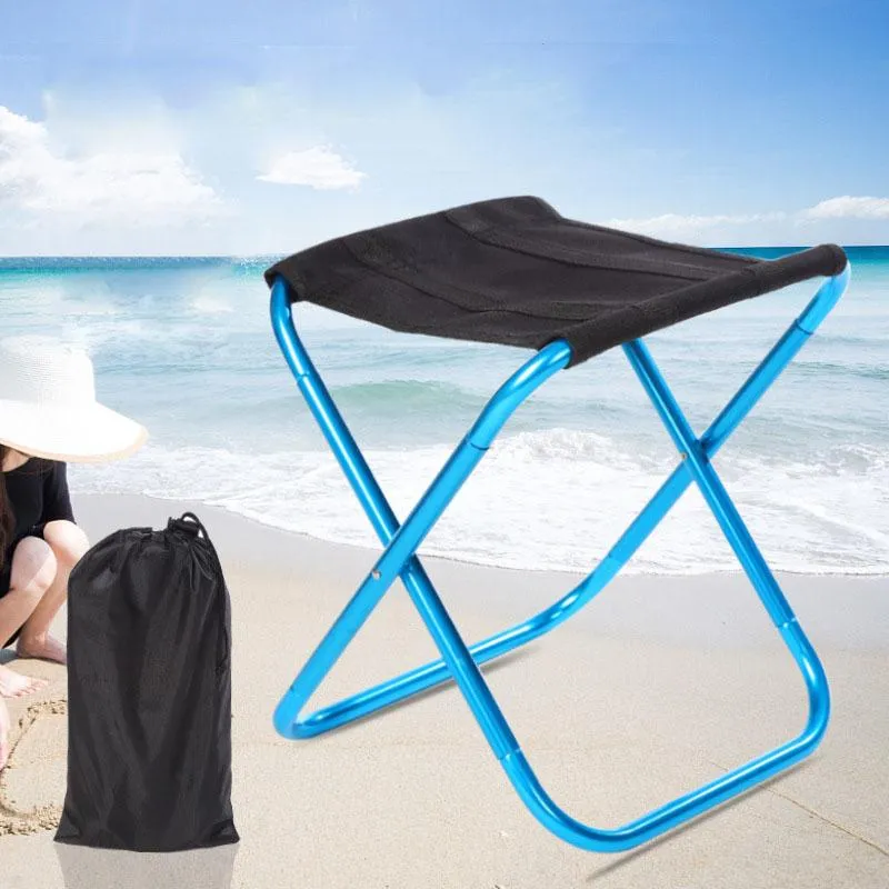 Chaise de camping pliant de camping Portable extérieur pliable pour la pêche Pique-nique Randonnée