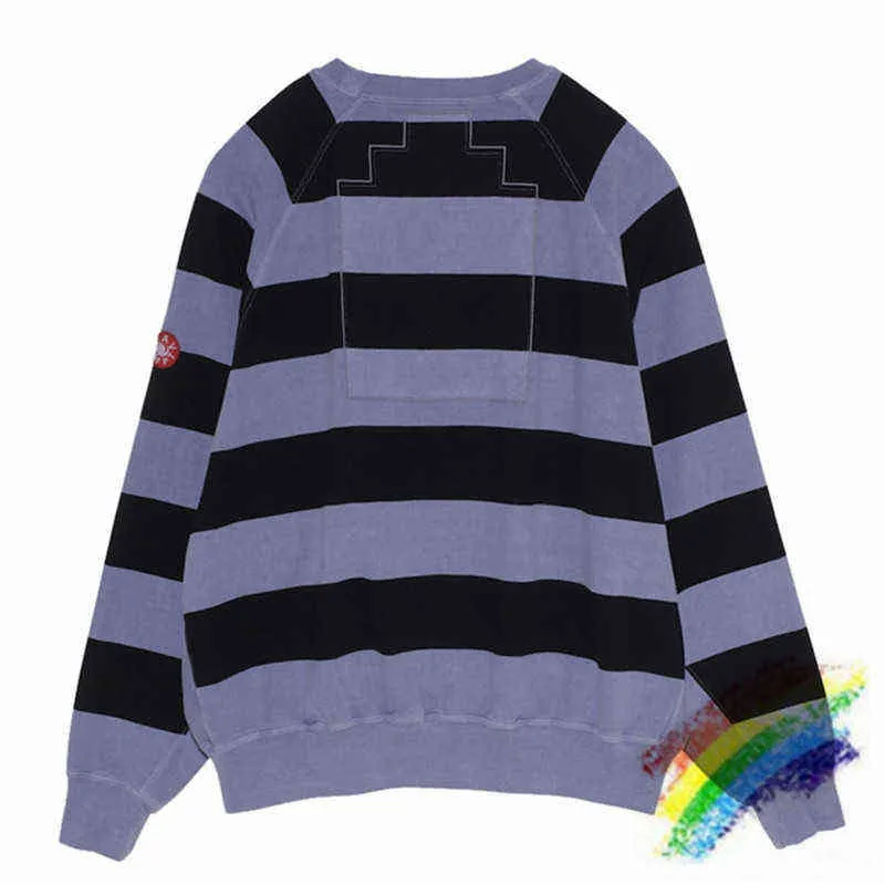 CavEmpt C.E. Stripe Overdye Sweatshirt C.E / OVERDYE STRIPE HALF