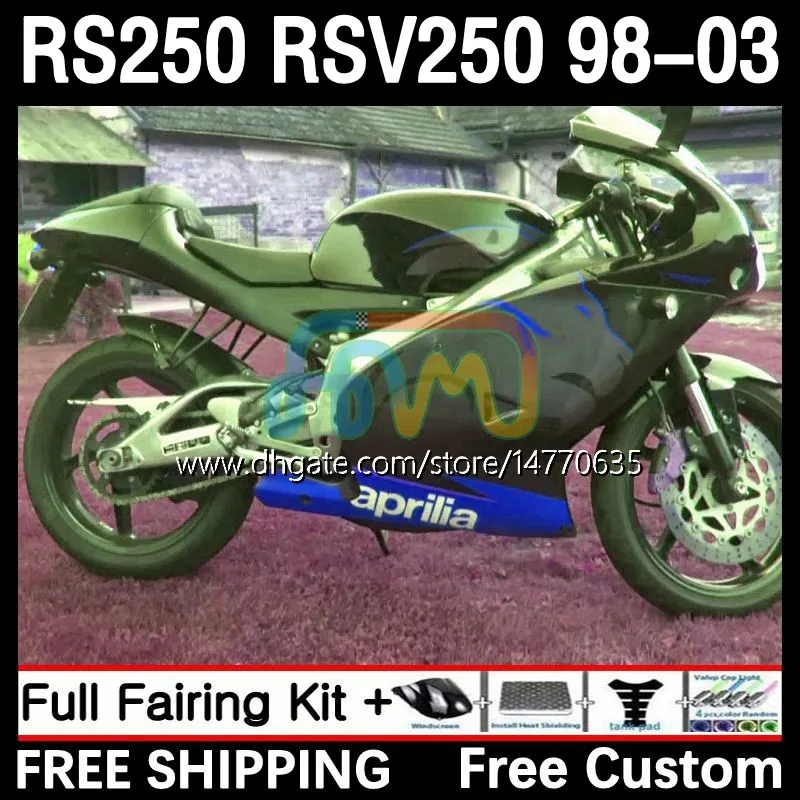 Fairings and Tank cover For Aprilia RSV RS 250 RSV-250 RS-250 RSV250 98-03 4DH.140 RS250 RR RS250R 98 99 00 01 02 03 RSV250RR 1998 1999 2000 2001 2002 2003 Body gloss green