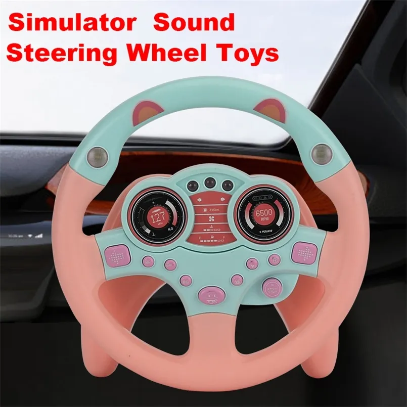 Jouet pour enfants Simulation Copilotes Volant Jouets Voiture Télécommande Éducation Précoce Apprentissage Sondage Enfants Cadeaux 220715