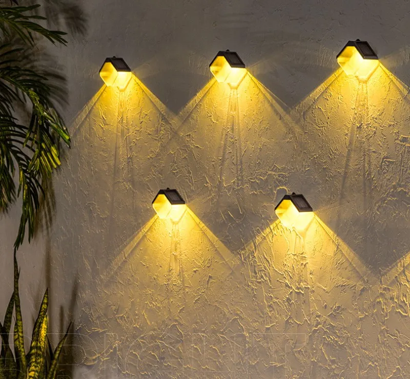 Fournitures de fête Lumières solaires à la maison Mur intérieur Décox