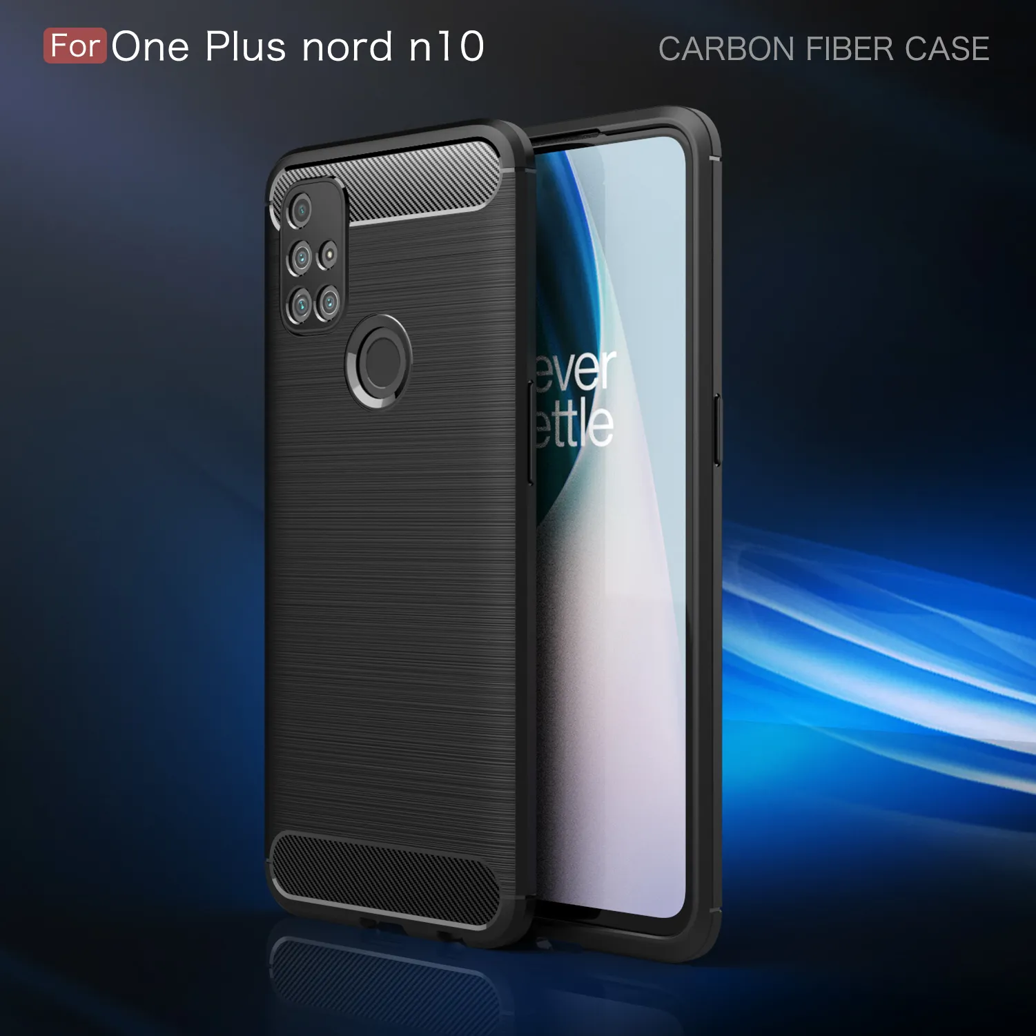 Cases For Oneplus Nord N100 Case Soft TPU Shockproof Bumper Phone Case for One Plus Nord N10 Carbon Fiber Back Cover Coque Fundas