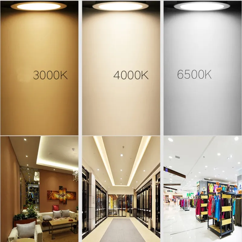 OPPLE 6 Pack LED Downlights 4W 6W Dimmable Ceiling Spotlights 3000K Warm White 6000K Cool White Flicker Free Energy Saving for Kitchen Living