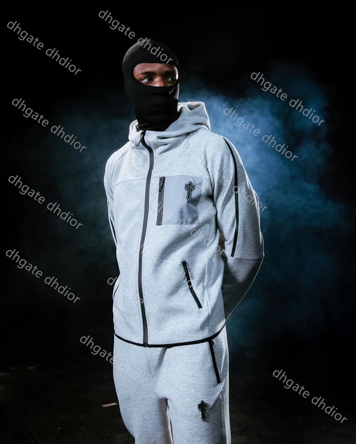 Hoodie Trapstar Men Patchwork Style Jogging Wear Irongate T Fleece