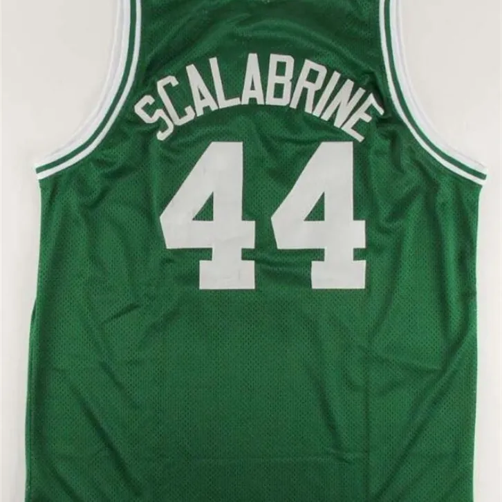 Chen37 2009-2010 BRIAN SCALABRINE 100٪ Mesh # 44 رقم الاسم الكامل التطريز الأصلي مخصص أي اسم أو رقم جيرسي