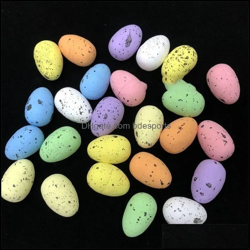 Multi Color Party Supplies Simulation Pigeon Eggs 2*3cm Easter Fashion Bird Egg Festival Decoration 0 08hj P2