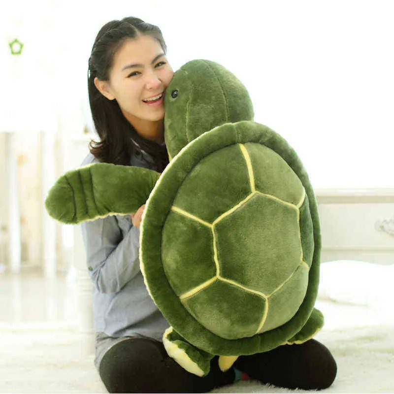CM Piękne żółwie przytula się do kreskówki Side Mode Miękkie lalki dla dzieci dla dzieci Baby Kawaii Prezenty J220704