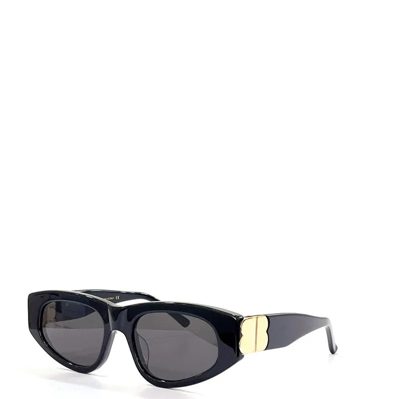 نظارات شمسية للرجال بتصميم عصري للنظارات 0095 بإطار عين القطة ذات جودة عالية نظارات واقية UV400 مع جراب أسود