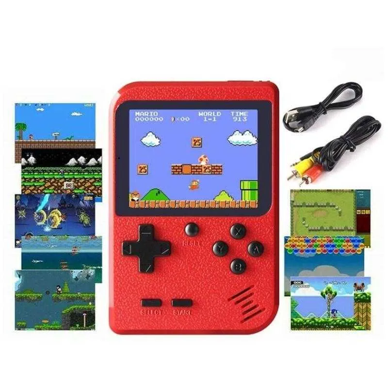 mk21 TIPTOP Retro Game Console 400 in 1 Games Boy Player for SUP Classical Gamepad for Gameboy Handheld Gift 