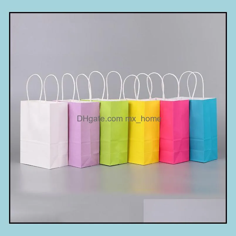 1000pcs new kraft paper bag christmas festival gift package fashion gift paper bag open tope shopping bag 27*21*11cm sn939