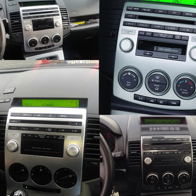 Android 10 0 CAR DVD Multimedia Player Radio Head Unit för Mazda 5 Mazda5 2005-2010 med 9 tum 2DIN 3G 4G GPS Radio Video Stereo 291T