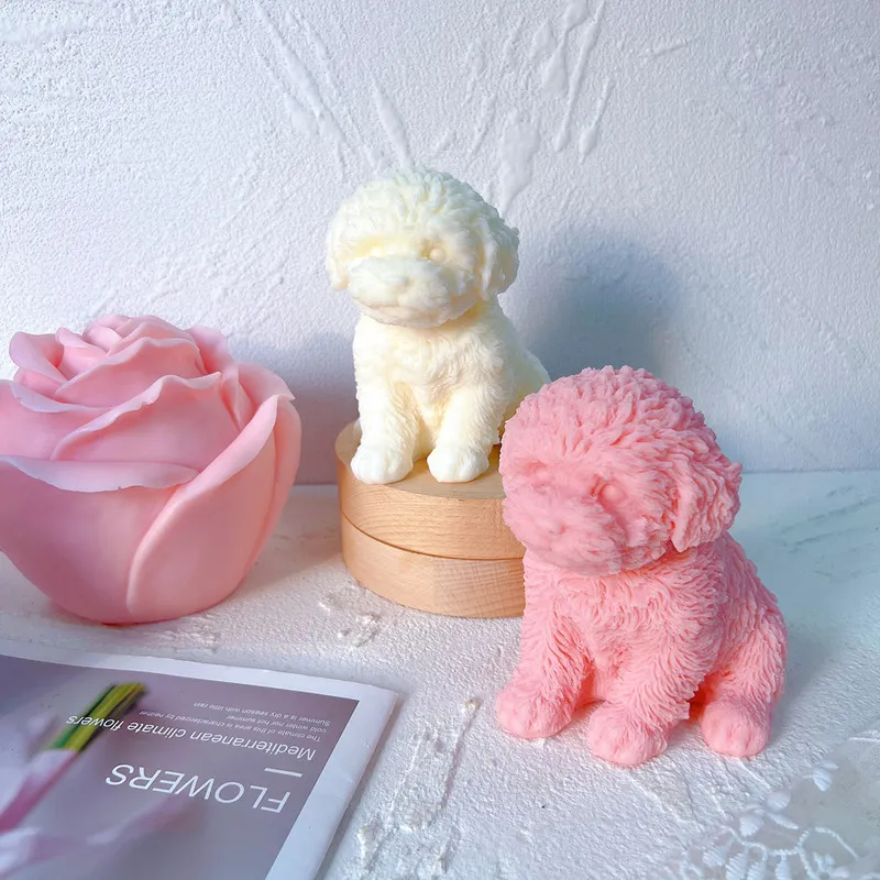 Puppy Candle Silicone Mould, Cute, Pet, Dog, Sculptural, Aesthetic, Candle,  Wax, Silicone Mould, DIY Craft, Supplies, Mold 