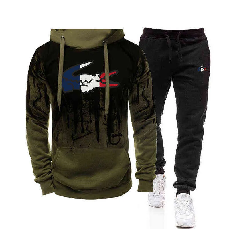 High Quality Baja Hoodie Mens Tracksuit Set 2022 Autumn Outfits In