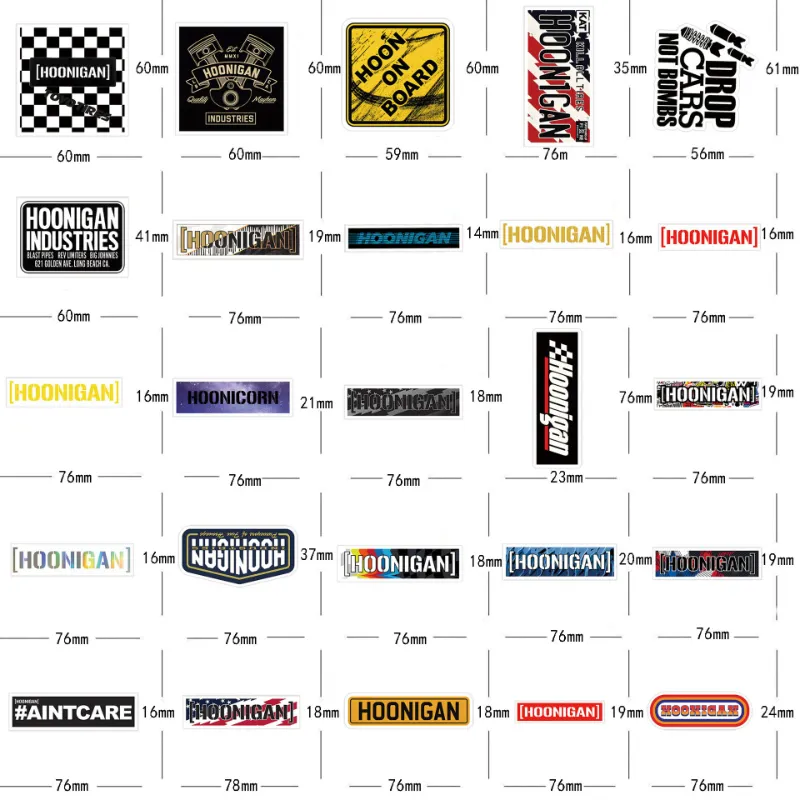 thumbnail interactive-video image 1 of JDM Car Sticker Set - 5 Pack, Tuning & Hoonigan Style Decals, Glossy Finish, Made In Germany By Stickerkiste 1 of 3