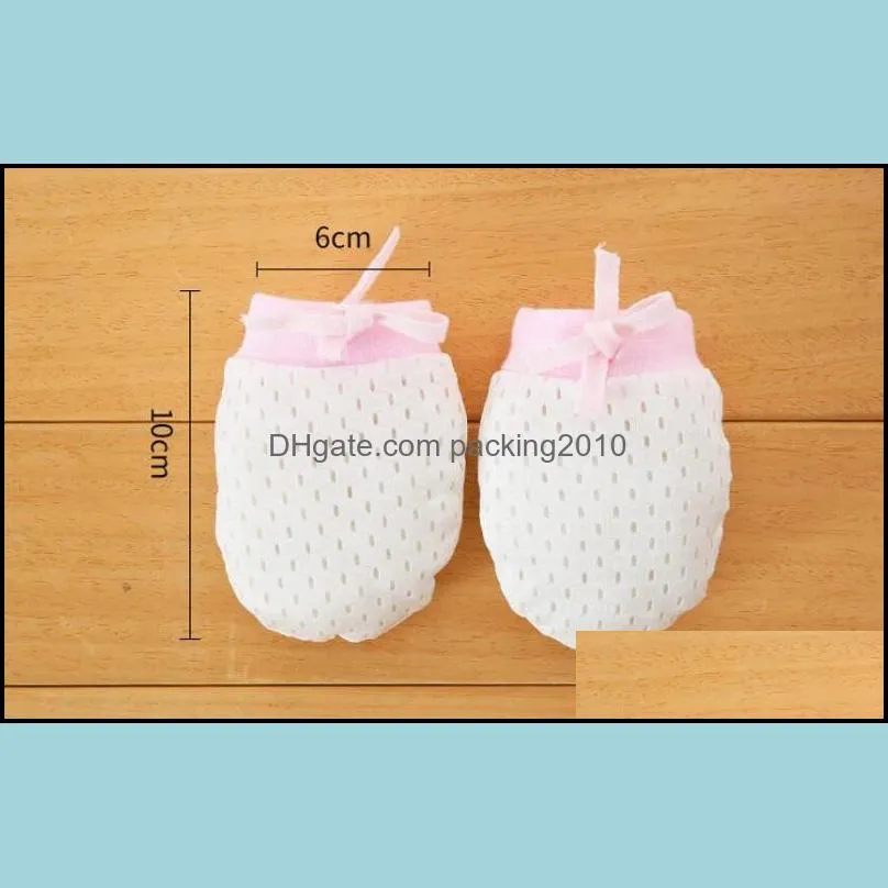 newborn baby mittens no scratch baby gloves home textile newborn mittens with anti falling strap for infant