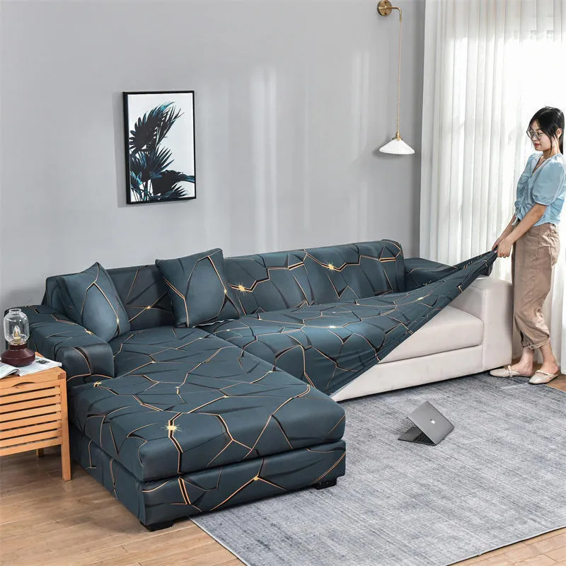 Stretchy Elastic Sofa Covers For Living Room L Shape