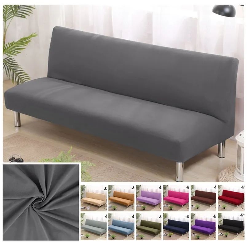 150 215 cm bankafdekkingen polyester stof zonder armloze bedrukte vouw elastische bank bankje slipcover bedklep voor huis 220615