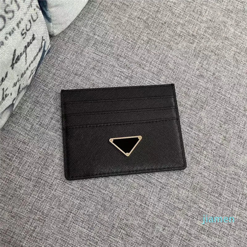 Designer- Purse korthållare Äkta läder Kvinnor Män Purses Mens Key Ring Credit Coin Mini Wallet Bag Canvas