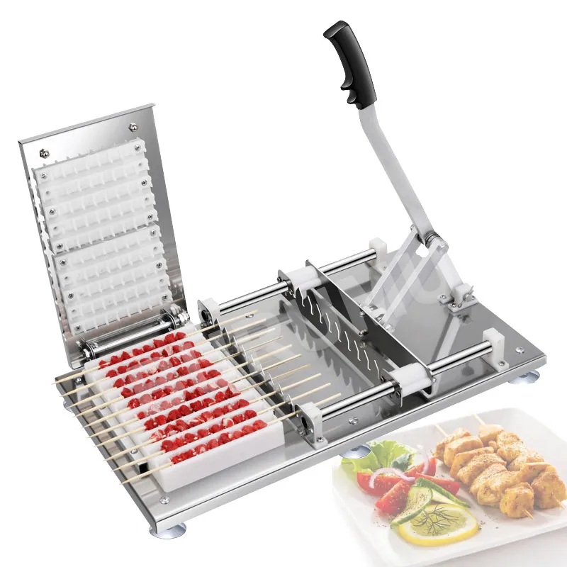 Manual Wear Meat Kebab Machine Meat Puncture Skewer Maker From Iris321