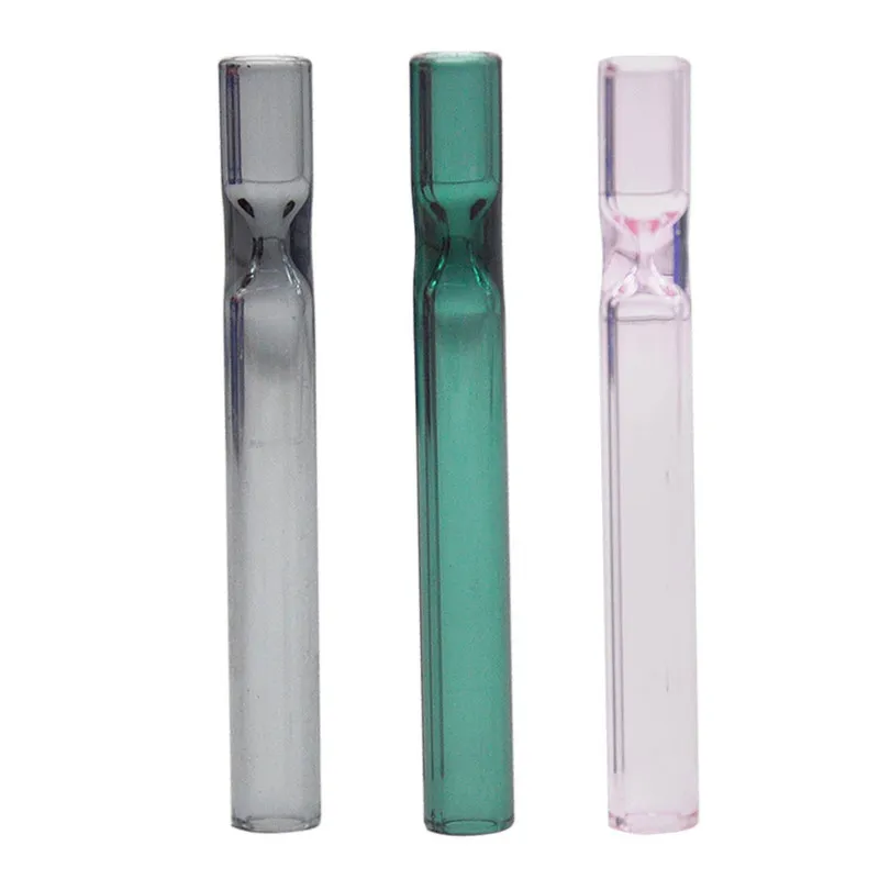 glass smoke pipe transparent and 6mm diameter small glass pipe can be cleaned and carried