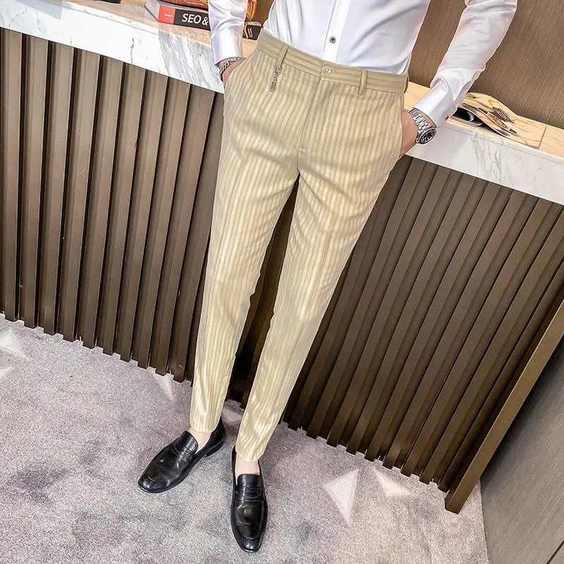 Buy Black Slim Fit Pinstripe Pants by GentWith with Free Shipping | Mens  pinstripe pants, Pinstripe pants, Pinstripe pants outfit