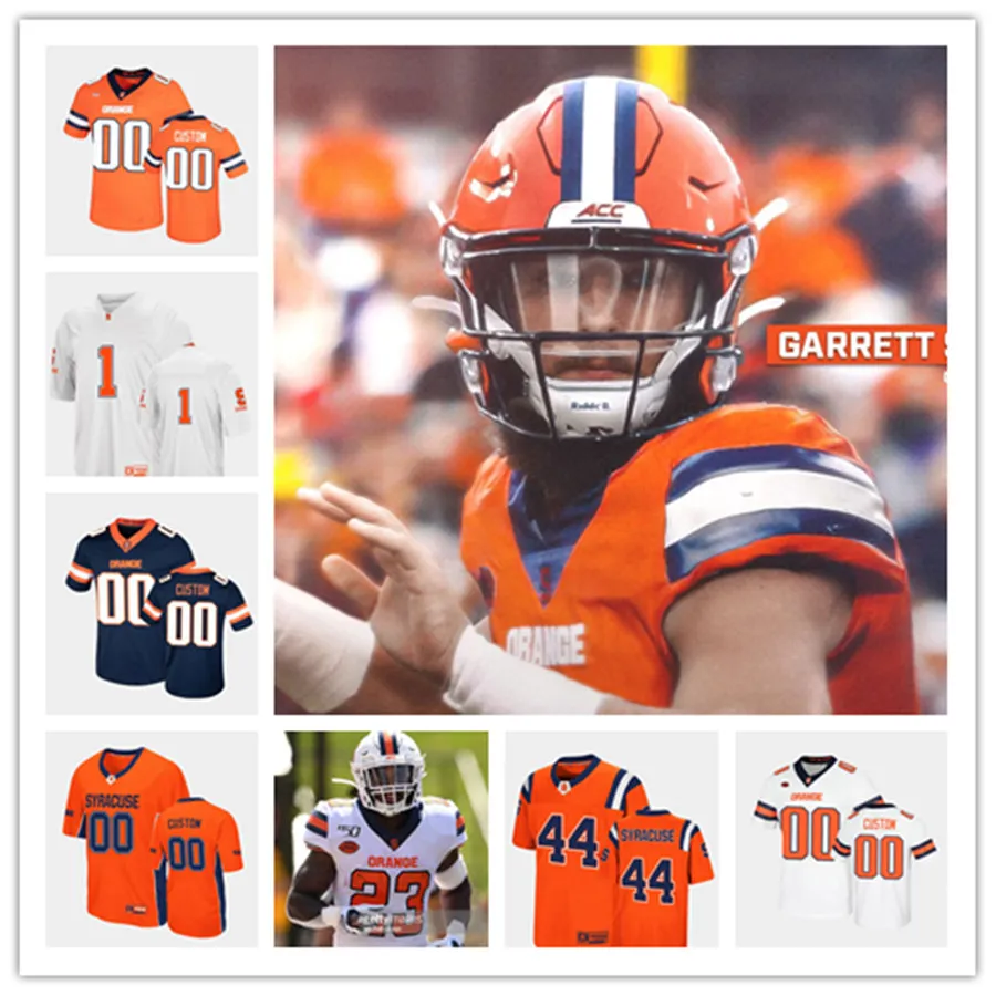 2022 NCAA Custom Syracuse Orange Football Jersey 44 ERNIE DAVIS 5 Donovan McNabb 9 Don McPherson 7 Andre Cisco 23 Ifeatu Melifonwu 13 DeVito 15 JaCobian Morgan