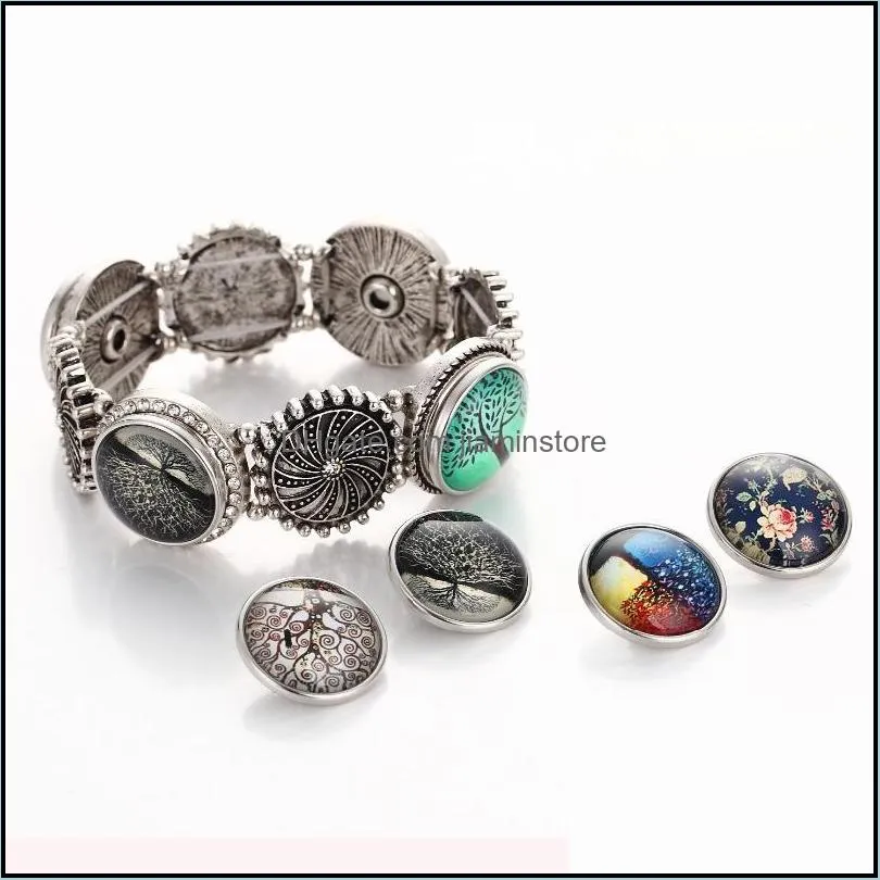 Hot sales Noosa Jewelry Snap Button Base Min Order 200pcs/lot 18mm Noosa Ginger Snap Base Interchangeable Accessories