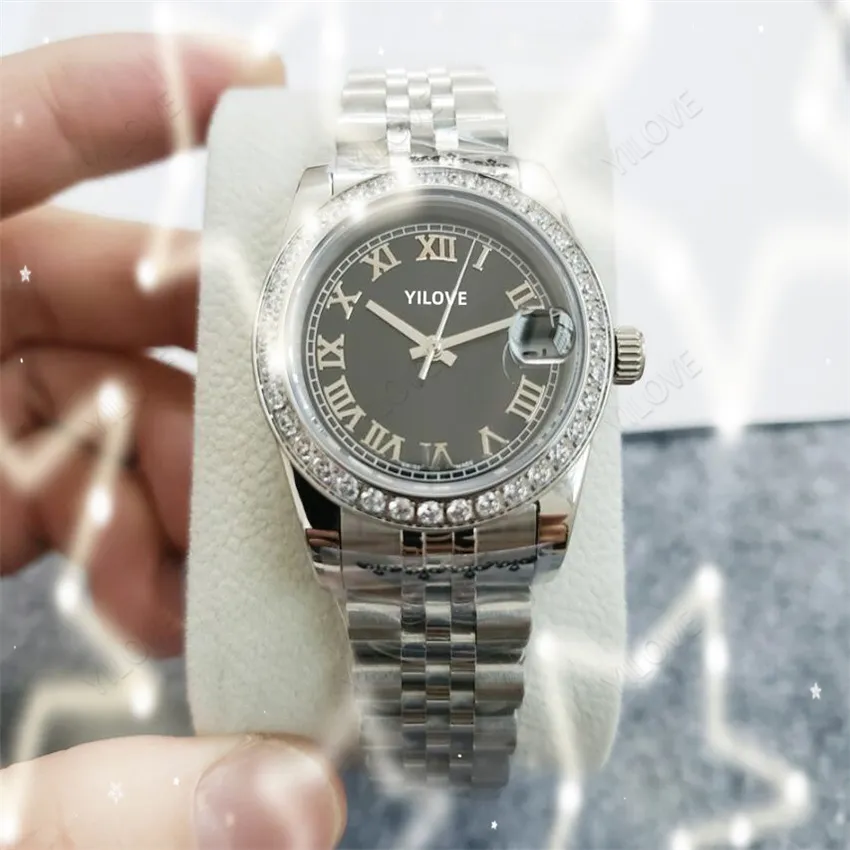 Alta qualità Top Model Orologio da donna Movimento automatico 31MM Orologio di lusso Multi-funzione Specchio in vetro Diamanti impermeabili Regali aziendali Orologi da polso